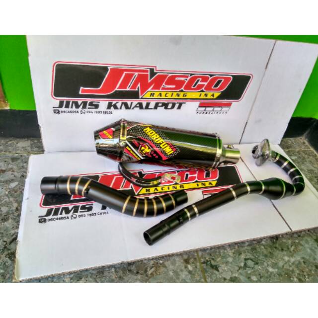 Knalpot NORIFUMI carbon CRF 150 KLX 150 KLX BF Dtracker WR 155 Viar Cross 150 tiger modif trail Scor