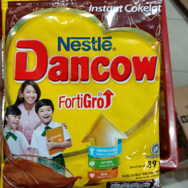 

SUSU Dancow VANILA & COKLAT fortiGro sachet Renceng