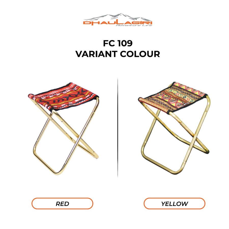 Kursi Lipat Etnik Dhaulagiri 109 - Dhaulagiri folding chair 109 ethnic