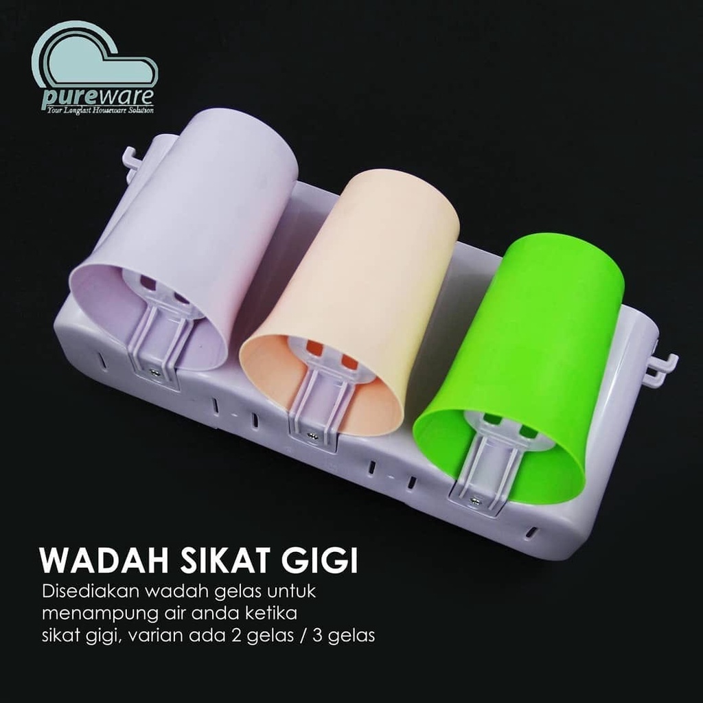 Tempat Wadah Sikat Gigi Sekat