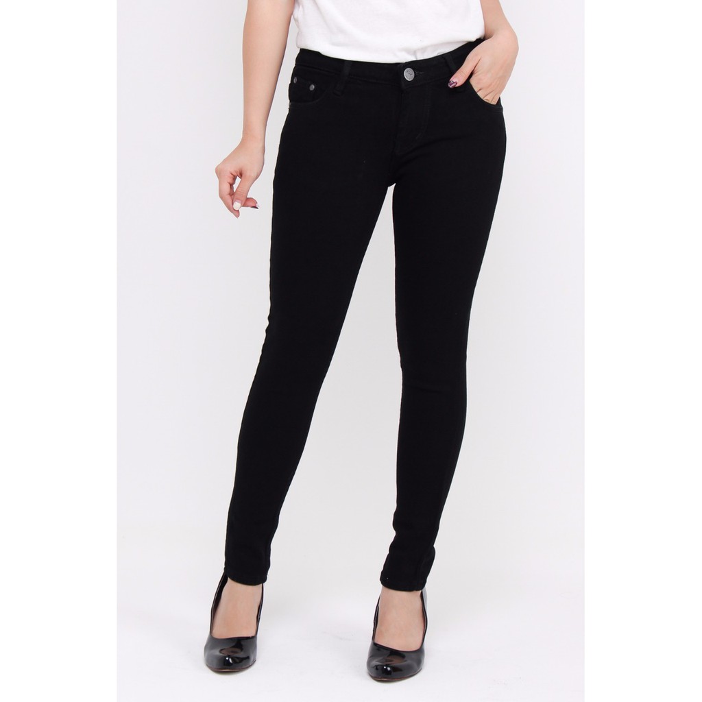 CELANA JEANS WANITA LONG BASIC WOMAN BIGSIZE -SYSCLOTHIER