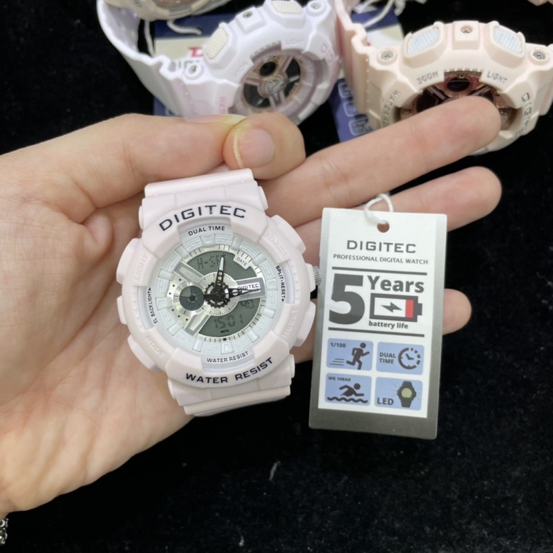 Jam Tangan Wanita DIGITEC (Analog dan Digital) SOFT COLORS MURAH!!