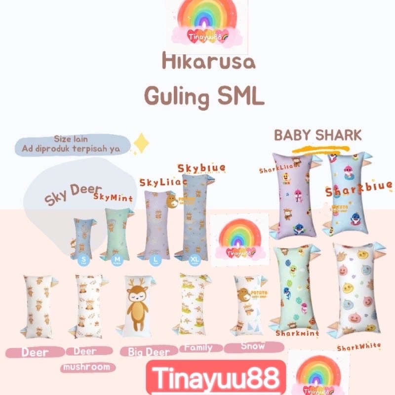 HIKARUSA baby shark  - bantal guling JUMBO