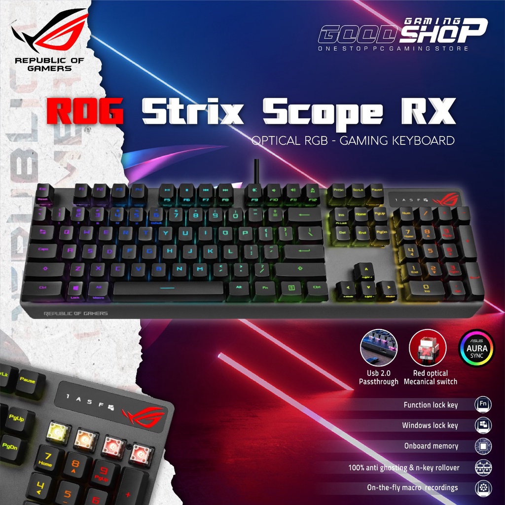 Asus ROG Strix Scope - Gaming Keyboard