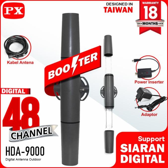 PX Antena Digital HDA 9000 TV Indoor Outdoor Antenna HDA-9000 Termurah