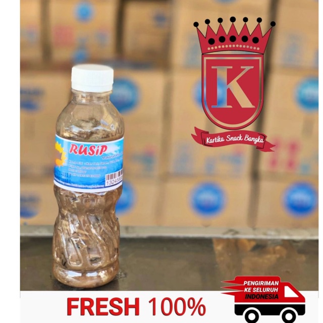 

Rusip Ikan Bilis / Ikan Bilis Fermentasi Khas Bangka SM 280gram