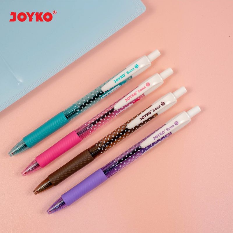 Ball Pen Pulpen Pena Joyko BP-183 Sona 0.7 grosir 12pcs