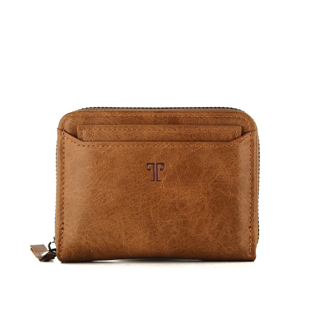 TOKOKOE - Dompet Pria Wanita Bahan Kulit Original - Troy - Classic Horo Avero-Avero Coklat