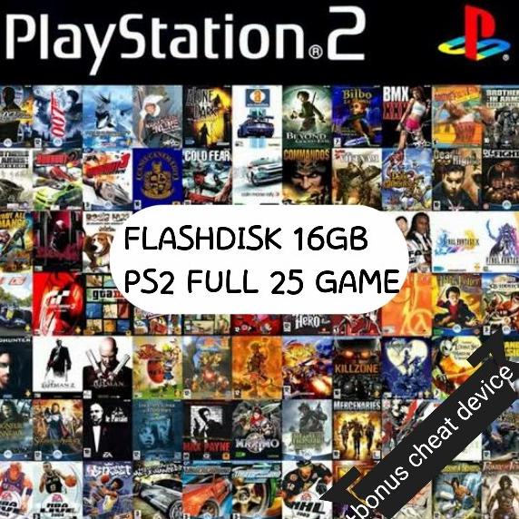 BISA COD Flashdisk PS2 16Gb Full Game/ FD PS2 16GB
