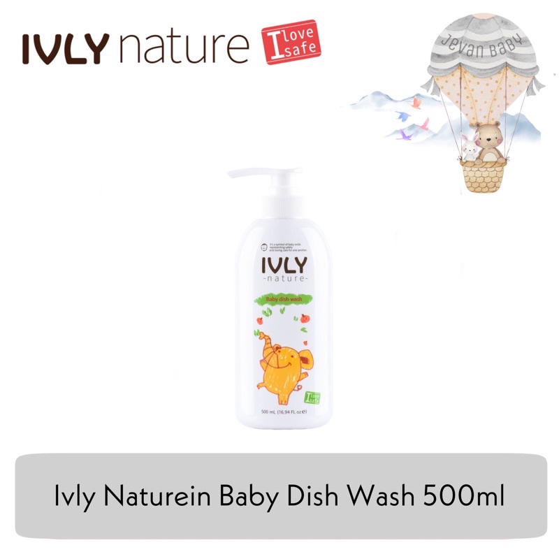 Ivly Nature Baby Dish Wash 500ml / Sabun Pembersih Alat Makan Bayi Anak