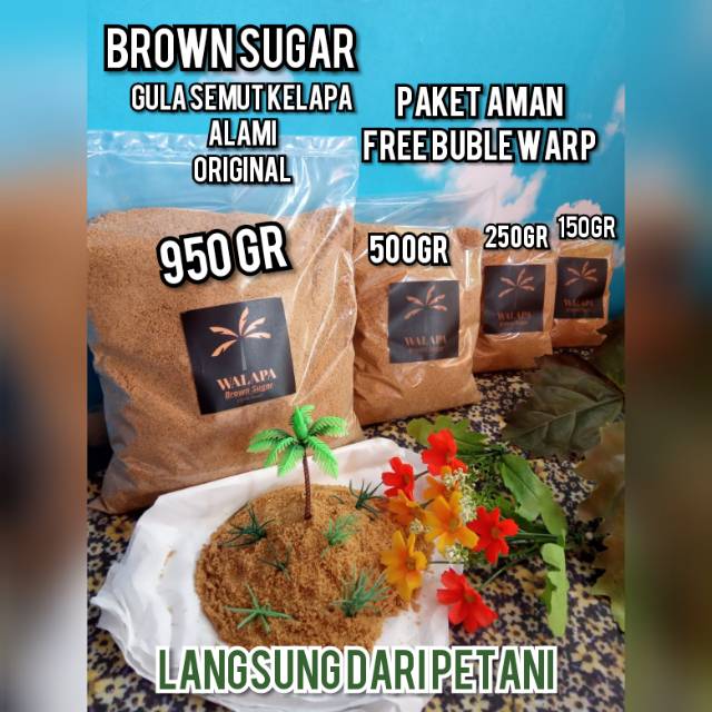 

150/250/500/950 gram/COD/BROWN SUGAR BOBA#GULA SEMUT#BROWNSUGAR BUBUK#BROWN SUGAR#GROSIR GULA BOBA