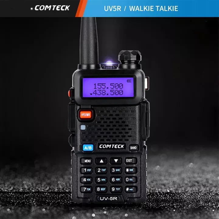 HT Handy Talkie Comteck UV-5R 5R UV5R Dual Band VHF - UHF Radio FM