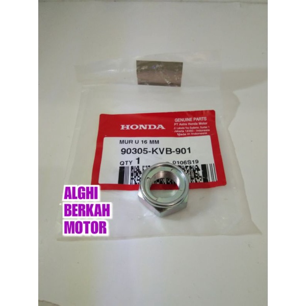 Mur As roda belakang beat vario scoopy pcx genio 90305-KVB-901