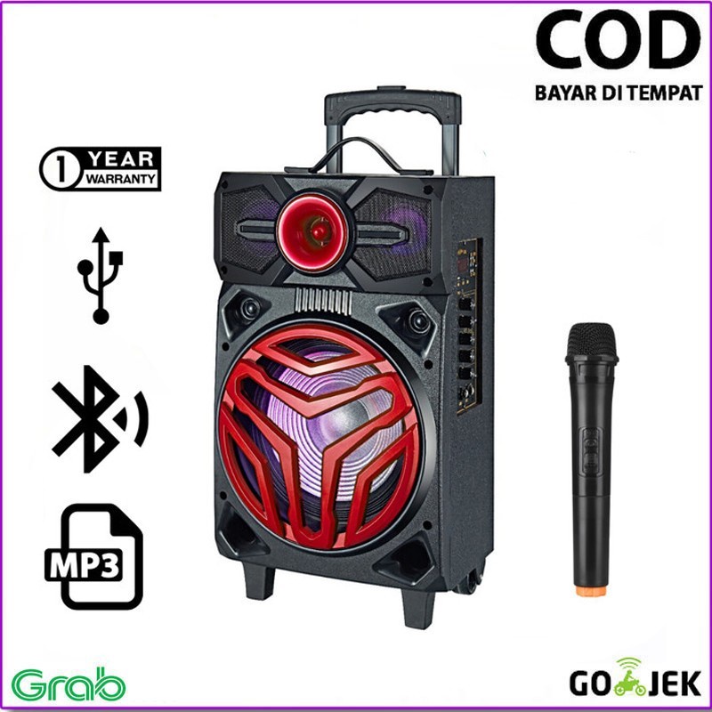 Speaker GMC Teckyo 779D mic wireless