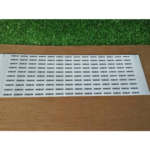 

(PROMO ARW96) STIKER LABEL HN SIANG, MALAM, SABUN, TONER NEW LANGSUNG DI CUTTING MURAH ✳