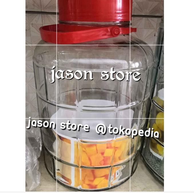Toples kaca besar 10 Liter/Jumbo jar Formia 10 liter/Toples kaca