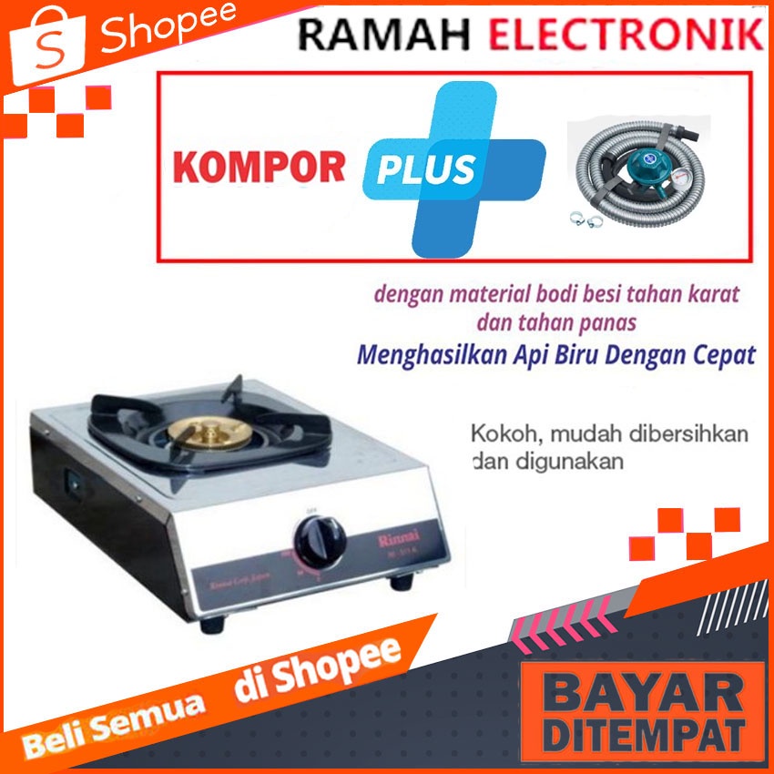 Jual Kompor Gas Tungku Rinnai Stainless Ri A Kompor Gas Tungku