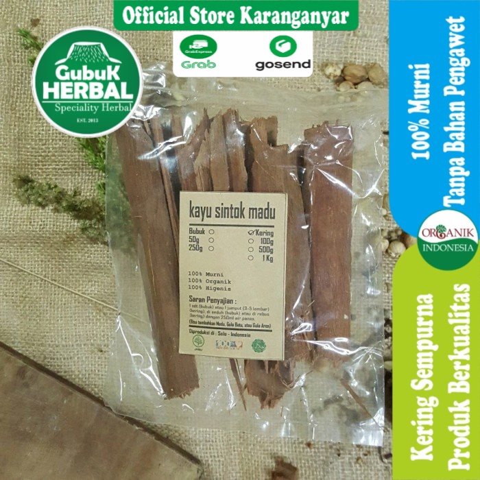 

KAYU SINTOK MADU 50 gr - Cinnamomum Sintoc - ASLI - KUALITAS PREMIUM - ORGANIK