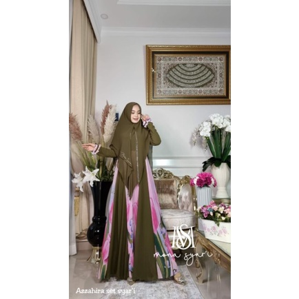Ready Azzahira one set Syar'i By Mona