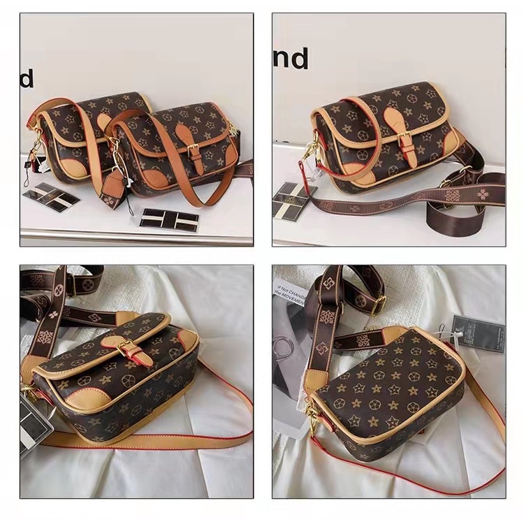 BJ61212 - BROWN/KHAKI - TAS SLEMPANG WANITA FASHION IMPORT MODIS ELEGAN TERMURAH TERLARIS TERBARU BAGSTORE JAKARTA TAS BATAM ZC1212