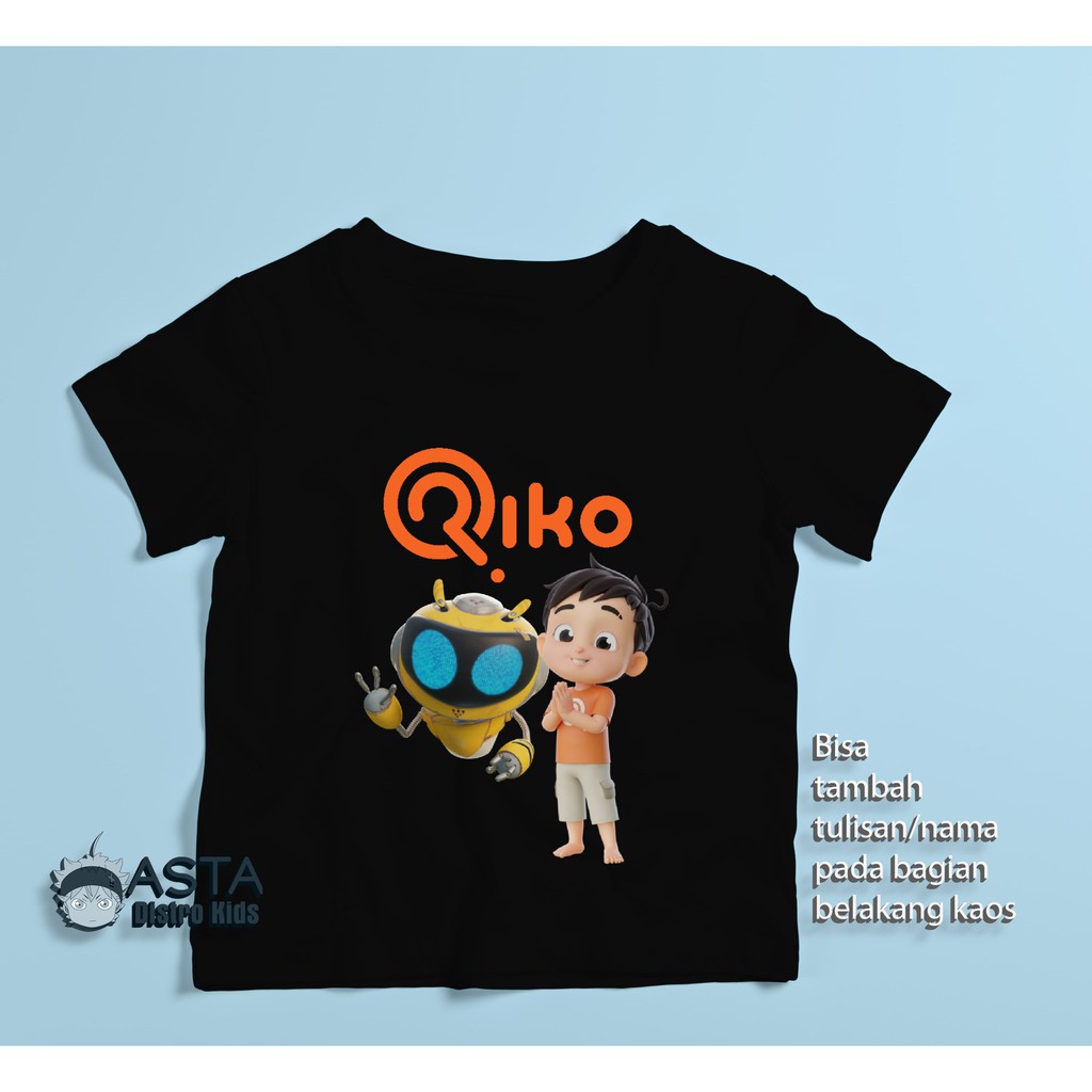 Tshirt Kaos anak islami Riko the series banyak pilihan warna dan size