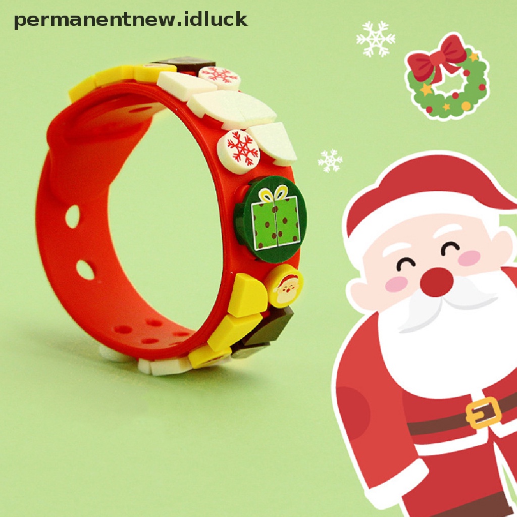 Luckypermanent Mainan Gelang Tangan Balok Bangunan Anak Perempuan Untuk Hadiah Natal