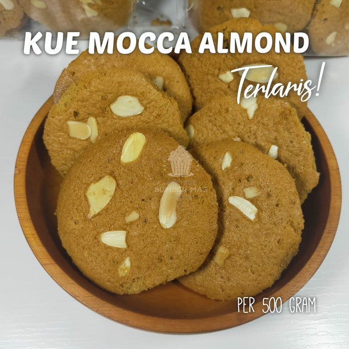 KUE BOLU KERING MOCCA ALMOND ISI 500 GRAM / Bolu moka / Bolu rasa mocca /TERLARIS / MANIS