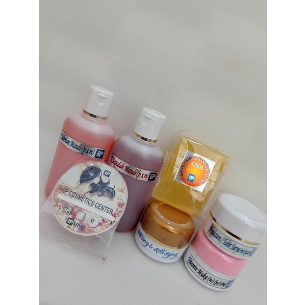 PAKET NORMAL WHITENING ANTI AGING PLUS WTS. PAKET NORMAL GOLD WTS IP SKINCARE IPUNG ORIGINAL.