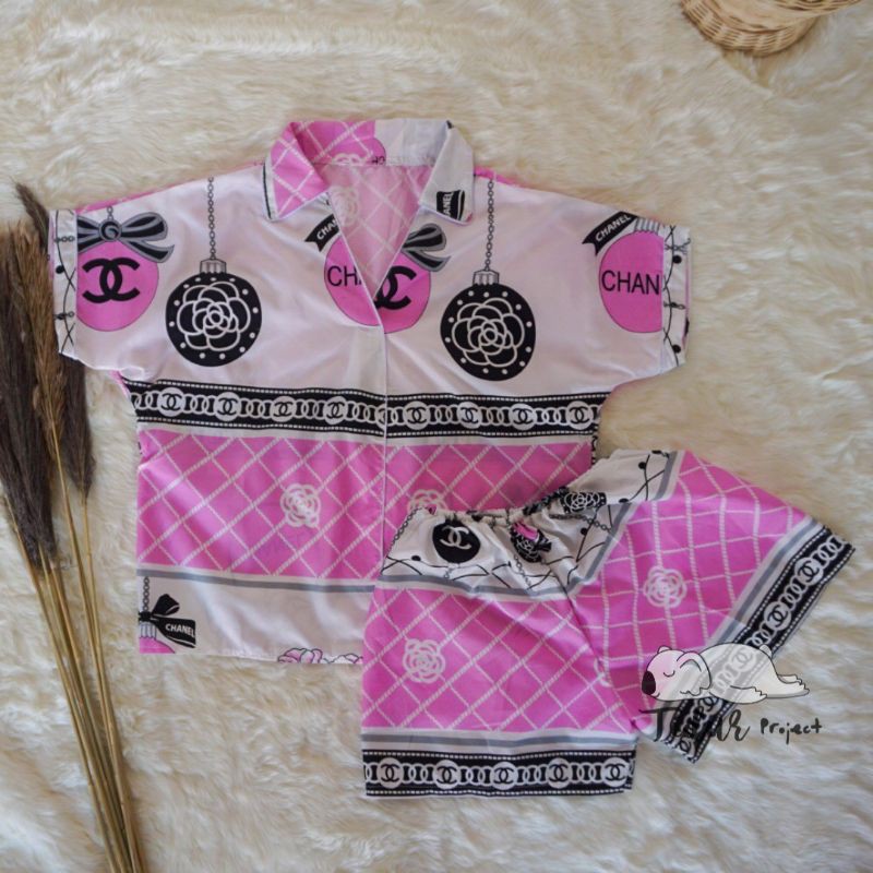 Baju Tidur Wanita Piyama Chanel