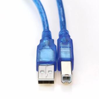 CABLE USB PRINTER TRANSPARAN / KABEL PRINTER 1.5, 3, 5, 10 METER