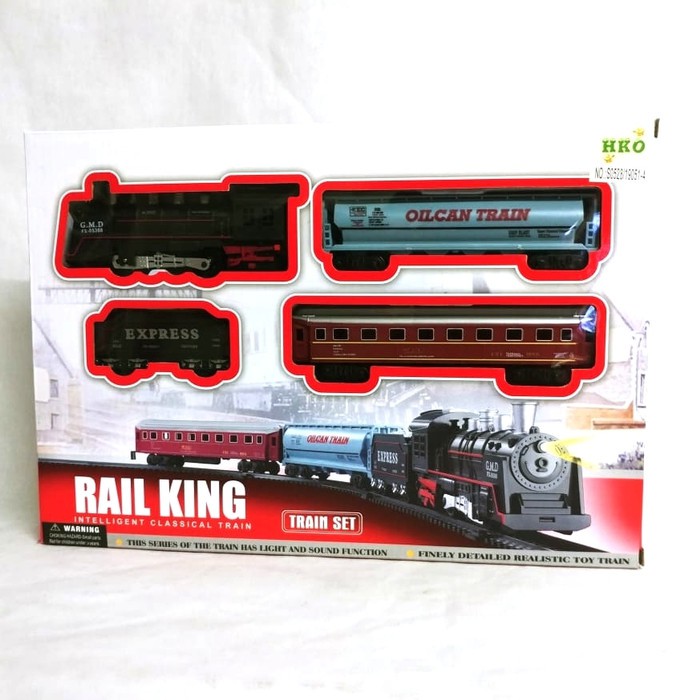 Mainan Kereta Api Train Rail king / railking train set