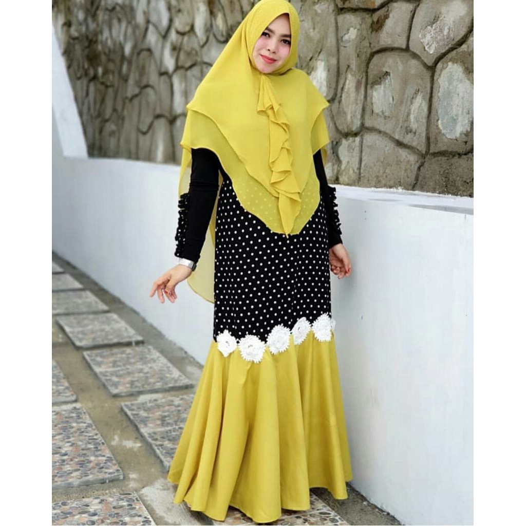 BAJU GAMIS AZWA SYARI ORI DU SYARI BAJU MUSLIM TERBARU DAN TERMURAH 2019