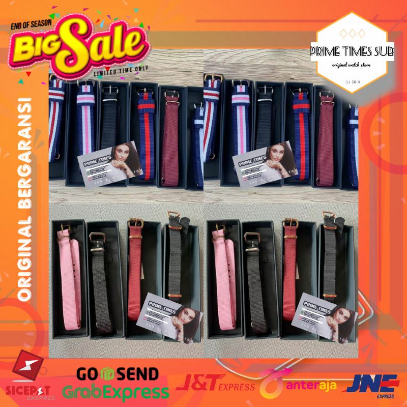 100% ORIGINAL tali strap jam tangan nato / kanvas original dw