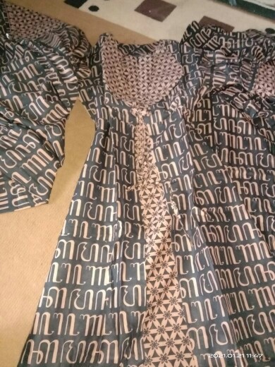 Termurah Bisa Pisah - Couple Keluarga / Couple Batik Keluarga / Batik Anak Couple Aksara Jazzy