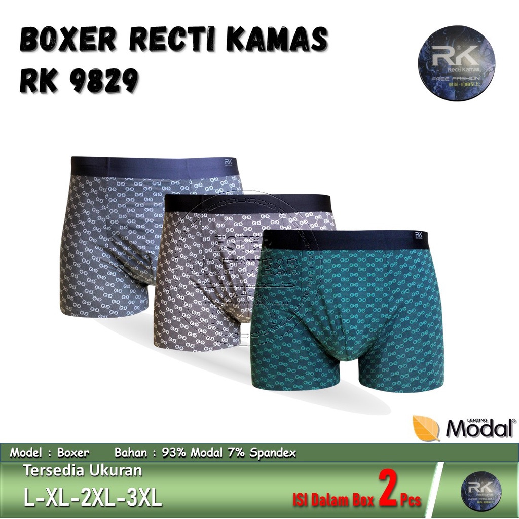 BOXER RECTI KAMAS RK 9829 IMPORT ISI 2