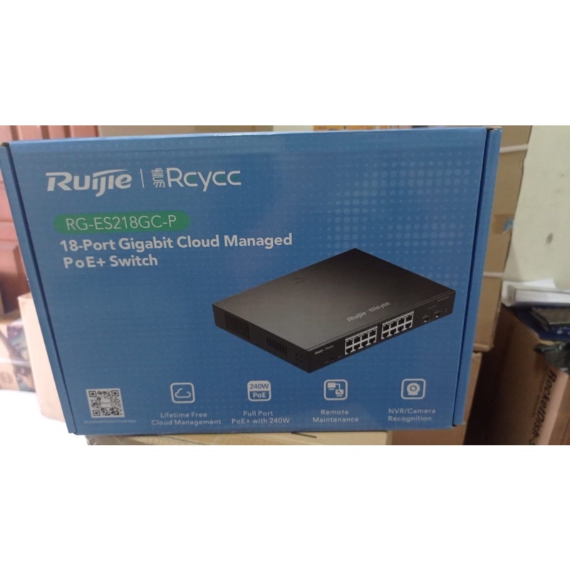 Ruijie Reyee RG ES218GC-P 18port Gigabit Smart poe switch