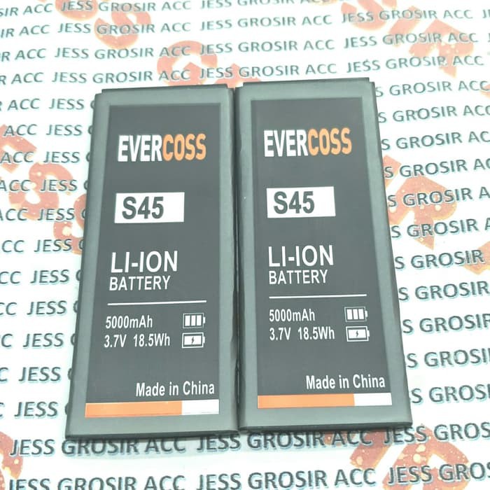 Baterai Battery Double Power EVERCOSS Cross S45 4G LTE Face Unlock