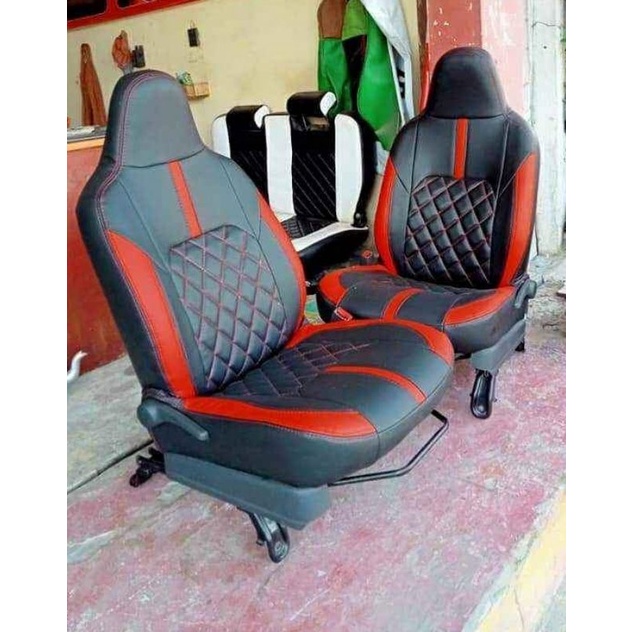 Sarung Jok Mobil Ertiga Livina Xenia Innova Innova Rebon Avanza Terios Mobilio Brv Calya Pajero Sport Sigra Datsun 3B Kijang Lgx Kijang Super Kijang Roper X-Pander  Dll(Full Set)-4