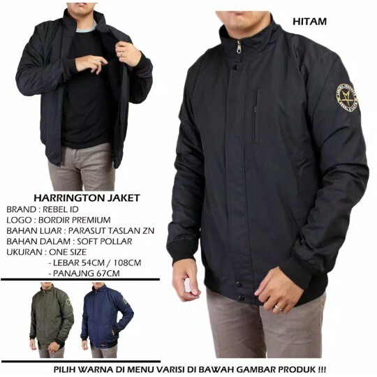 Jaket Parasut Pria Harrington