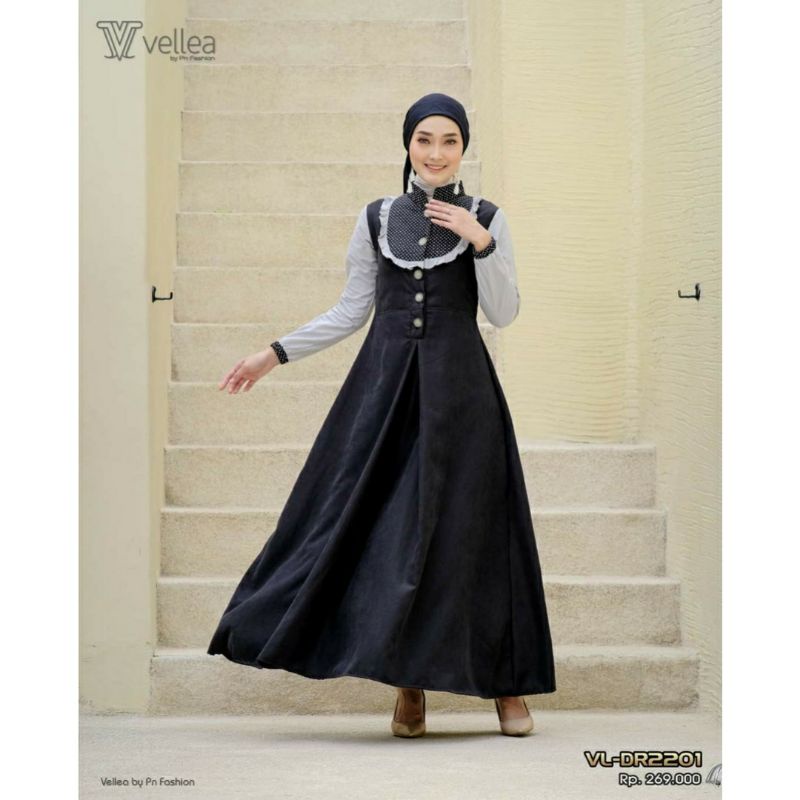 VELLEA DRESS BY PN FASHION / gamis kekinian korea style