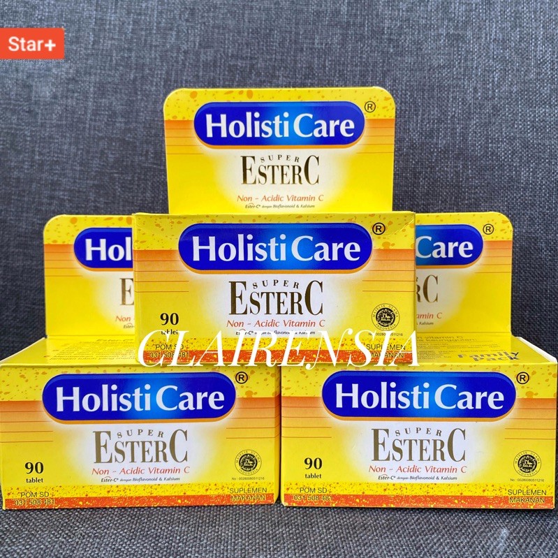 Jual ESTER C HOLISTICARE MULTIVITAMIN VITAMIN C // 1 STRIP 4 TABLET