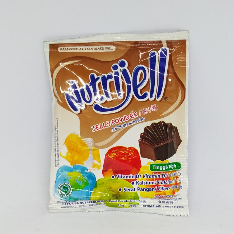 

Nutrijel Coklat 30gr/ Nutrijel Cokelat/ Nutrijell