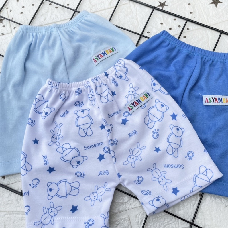 3 PCS Celana Pendek Celana Bayi Baru Lahir Celana Pendek Newborn Bawahan Celana Pendek DNW BABY