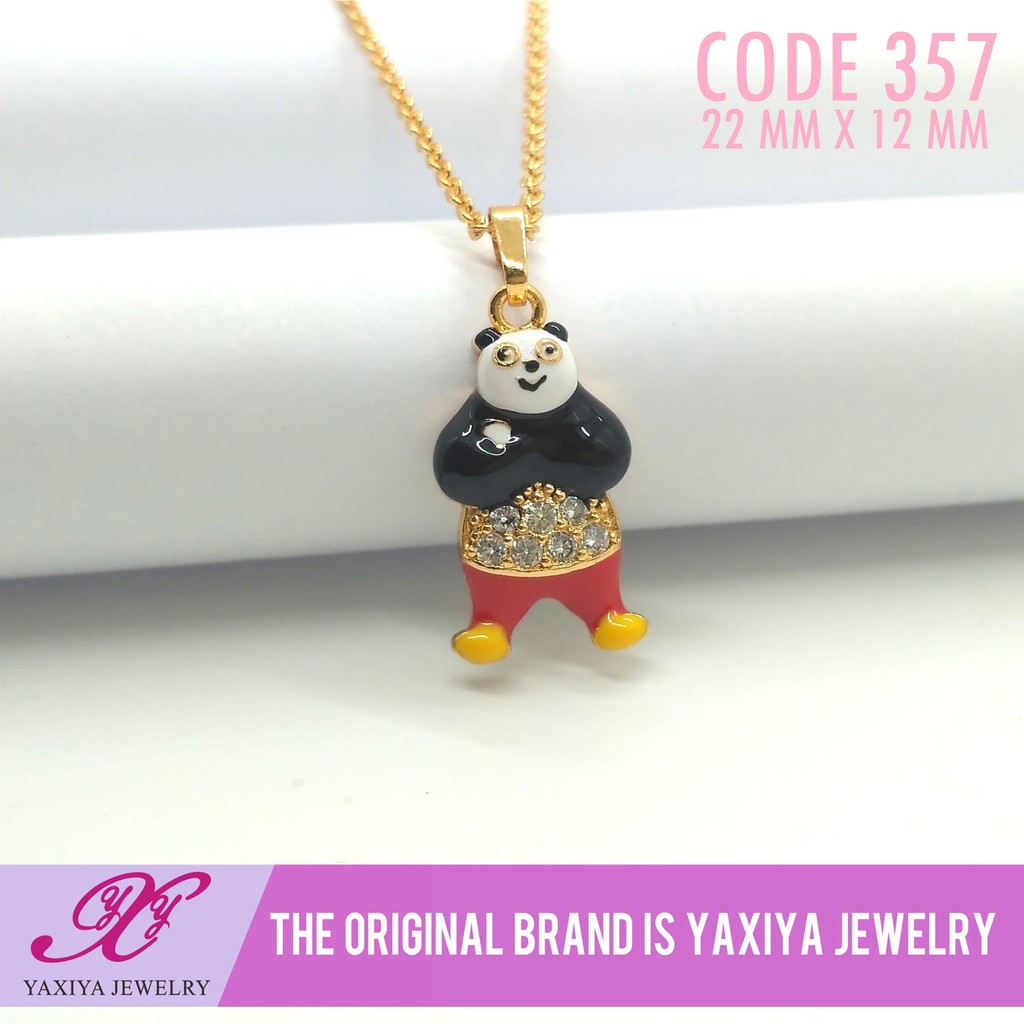 

Liontin Anak Lapis emas Perhiasan imitasi Gold 18k Yaxiya Jewelry 357