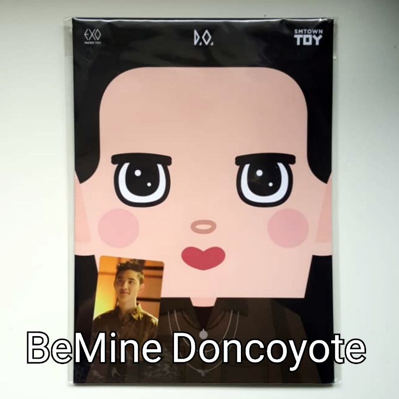 EXO OFFICIAL PAPERTOY D.O KYUNGSOO CHANYEOL BAEKHYUN SEHUN XIUMIN CHEN SUHO KAI LAY