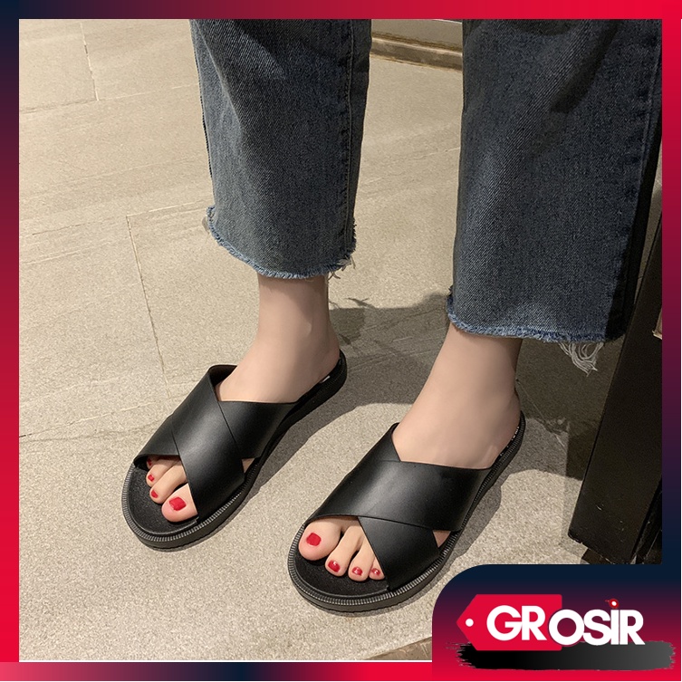 Grosir - S959 Sandal Slop Motif Kartun / Sandal Tom &amp; Jerry / Sandal Lucu / Sandal Murah / Sandal Wanita