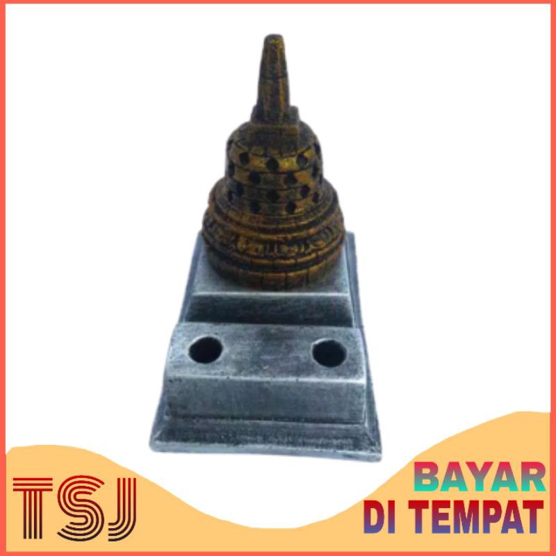 

Pajangan Tempat Bolpoin dan Pensil Bentuk Stupa Candi Borobudur