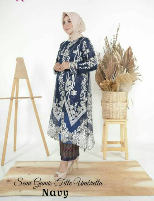 Kebaya Tunik Tile Kartika / kebaya tunik tile / kebaya murah