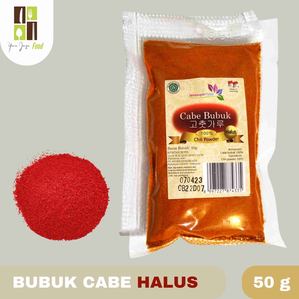 

BUBUK CABE HALUS / CHILI POWDER KOREA 50g KEMASAN PLASTIK