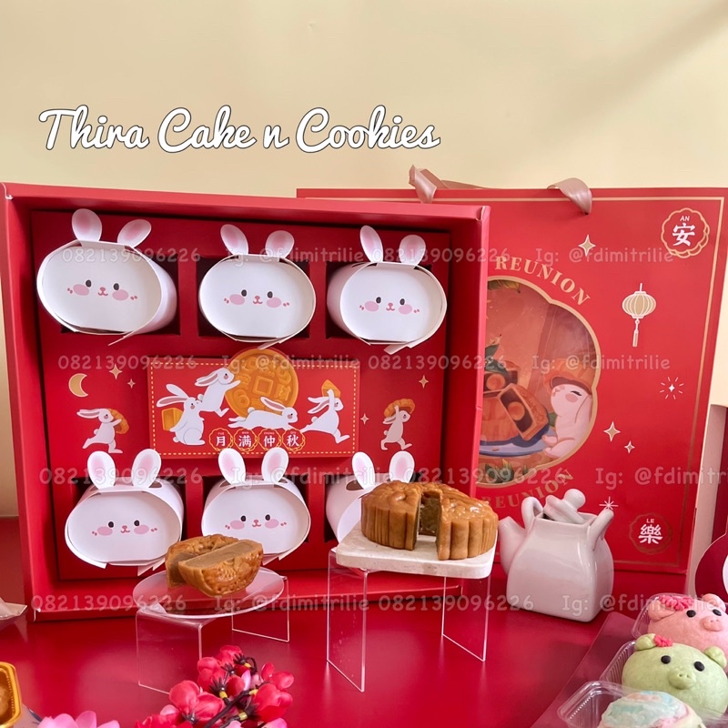 

mooncake kue bulan premium gift kado lotus halal